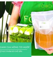 Canh cua rau mùng tơi nấu mướp |Thực phẩm sơ chế FoodBox Hanoi