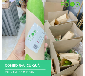 Combo Set Rau Sạch Đóng Hộp 