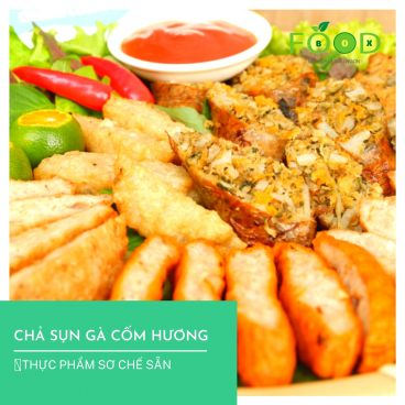 Chả sụn gà cốm non